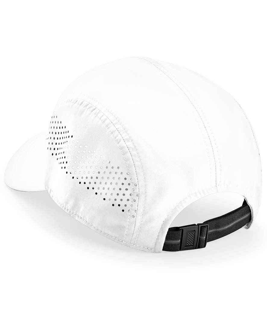 Beechfield Technical Running Cap - White (BB188)
