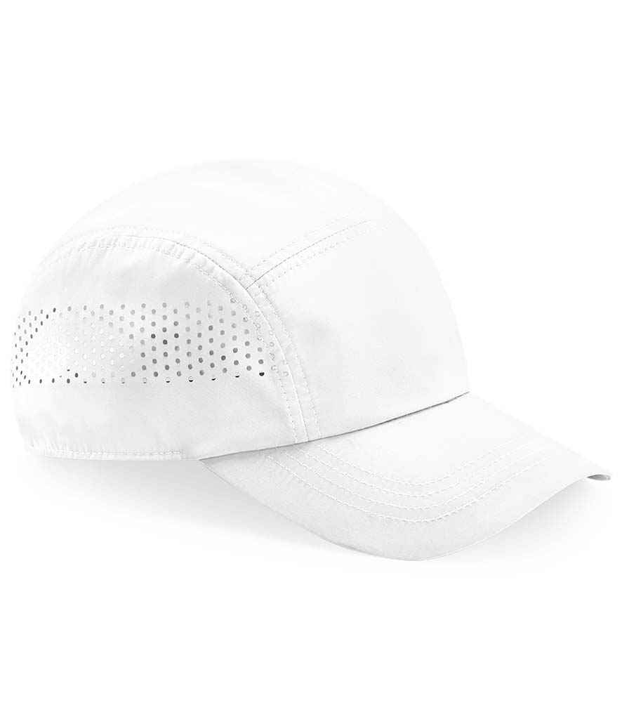 Beechfield Technical Running Cap - White (BB188)