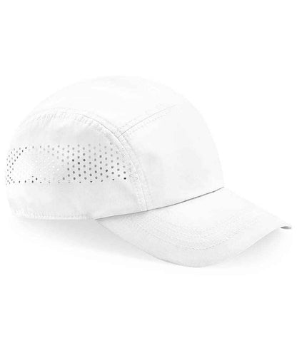 Beechfield Technical Running Cap - White (BB188)