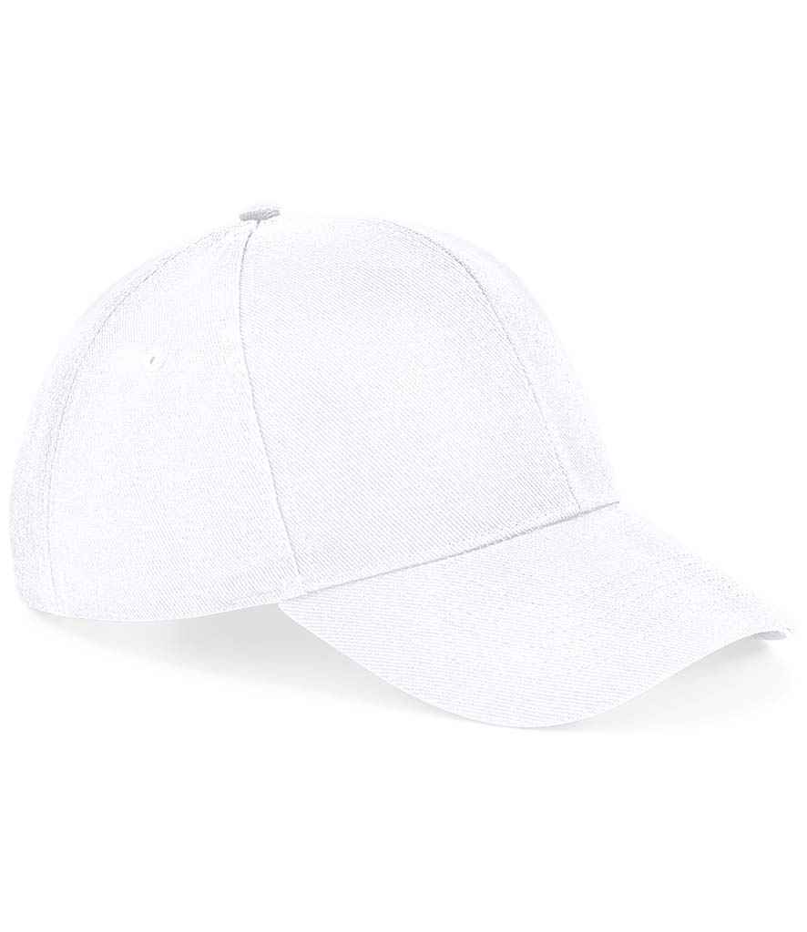 Beechfield Ultimate 6 Panel Cap - White (BB18)