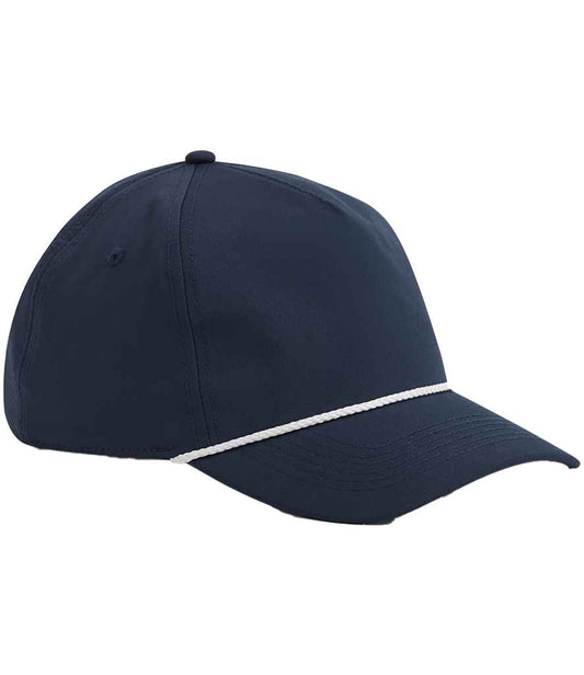 Beechfield Rope Detail Golf Cap - Navy/White (BB194R)