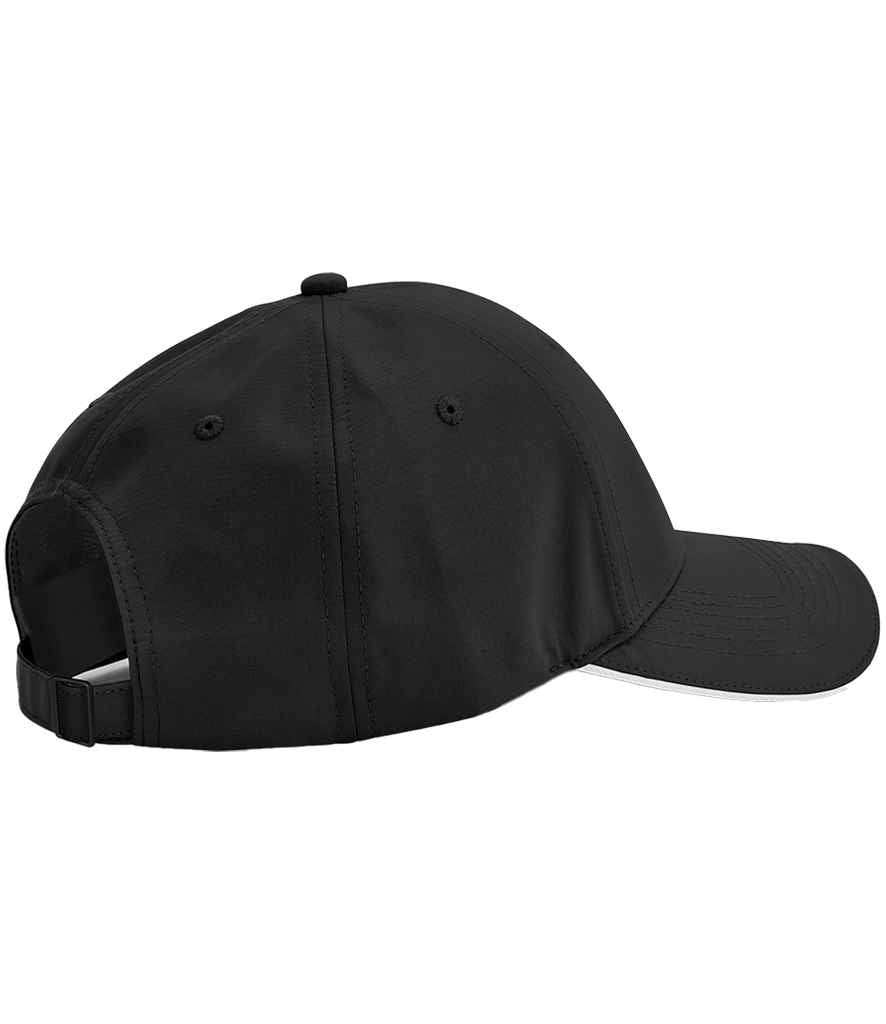 Beechfield Team Sports-Tech Cap - Black/White (BB195R)
