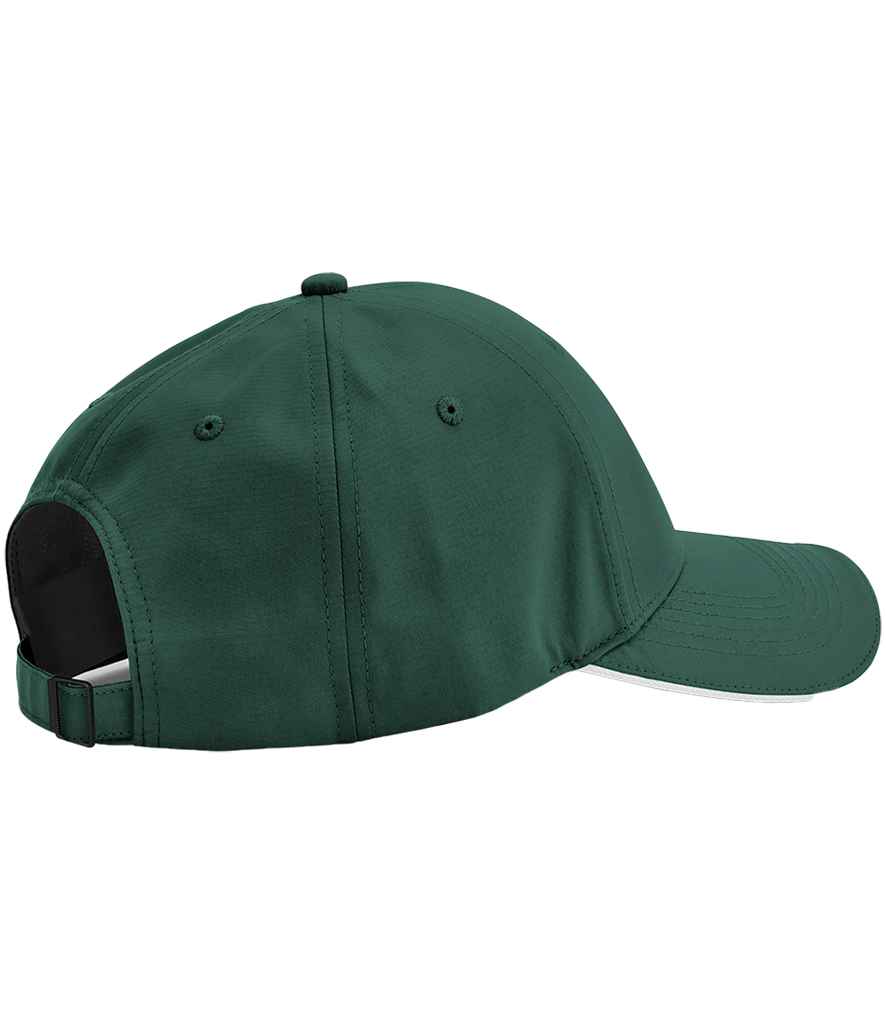 Beechfield Team Sports-Tech Cap - Bottle Green/White (BB195R)