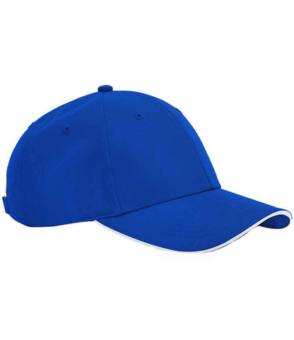 Beechfield Team Sports-Tech Cap - Bright Royal/White (BB195R)