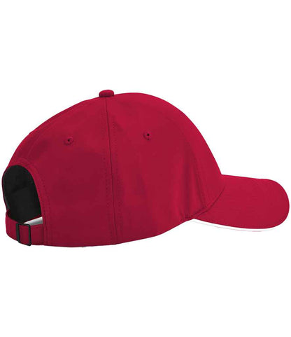 Beechfield Team Sports-Tech Cap - Classic Red/White (BB195R)