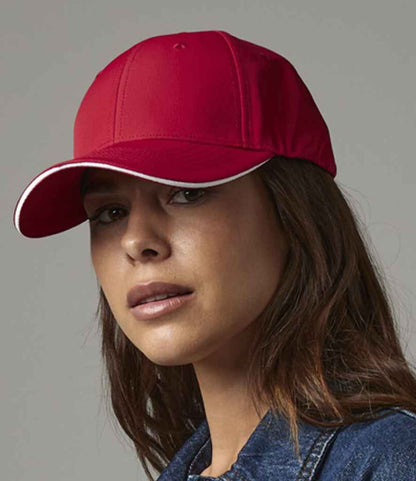 Beechfield Team Sports-Tech Cap - Classic Red/White (BB195R)