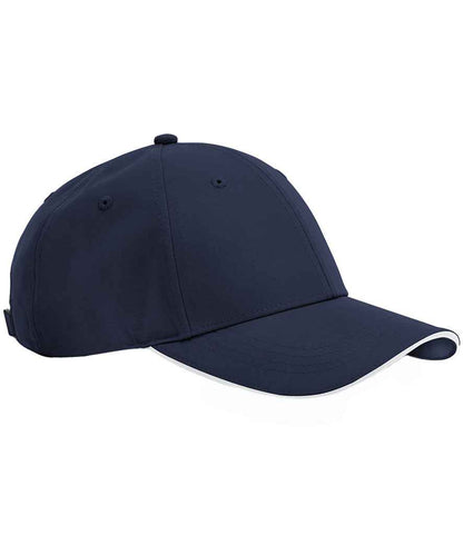 Beechfield Team Sports-Tech Cap - French Navy/White (BB195R)
