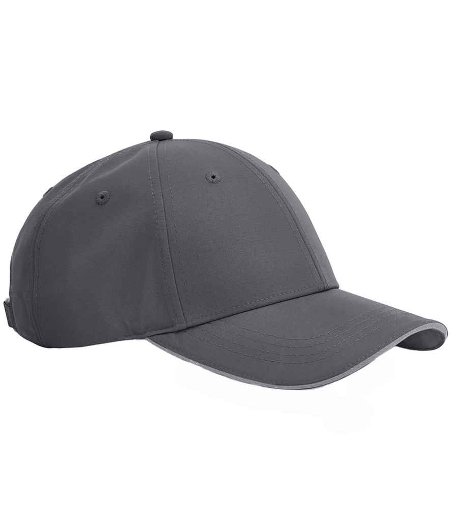 Beechfield Team Sports-Tech Cap - Graphite Grey/Light Grey (BB195R)