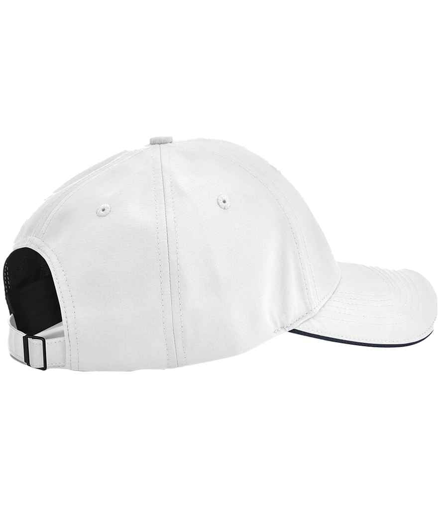 Beechfield Team Sports-Tech Cap - White/French Navy (BB195R)
