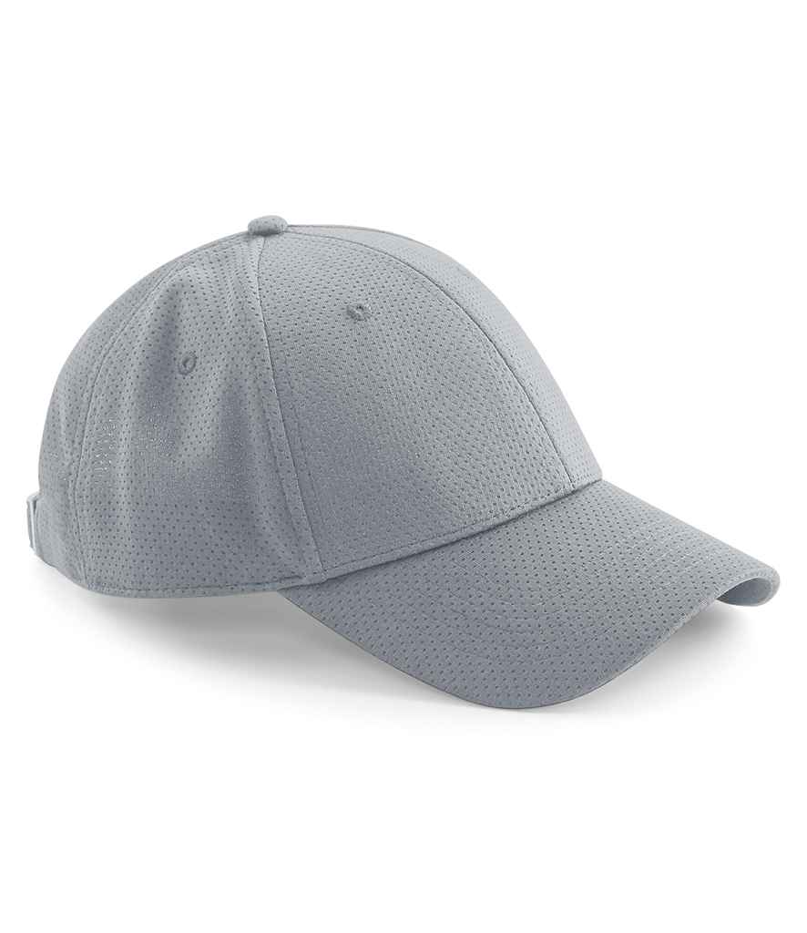 Beechfield Air Mesh 6 Panel Cap - Light Grey (BB196)