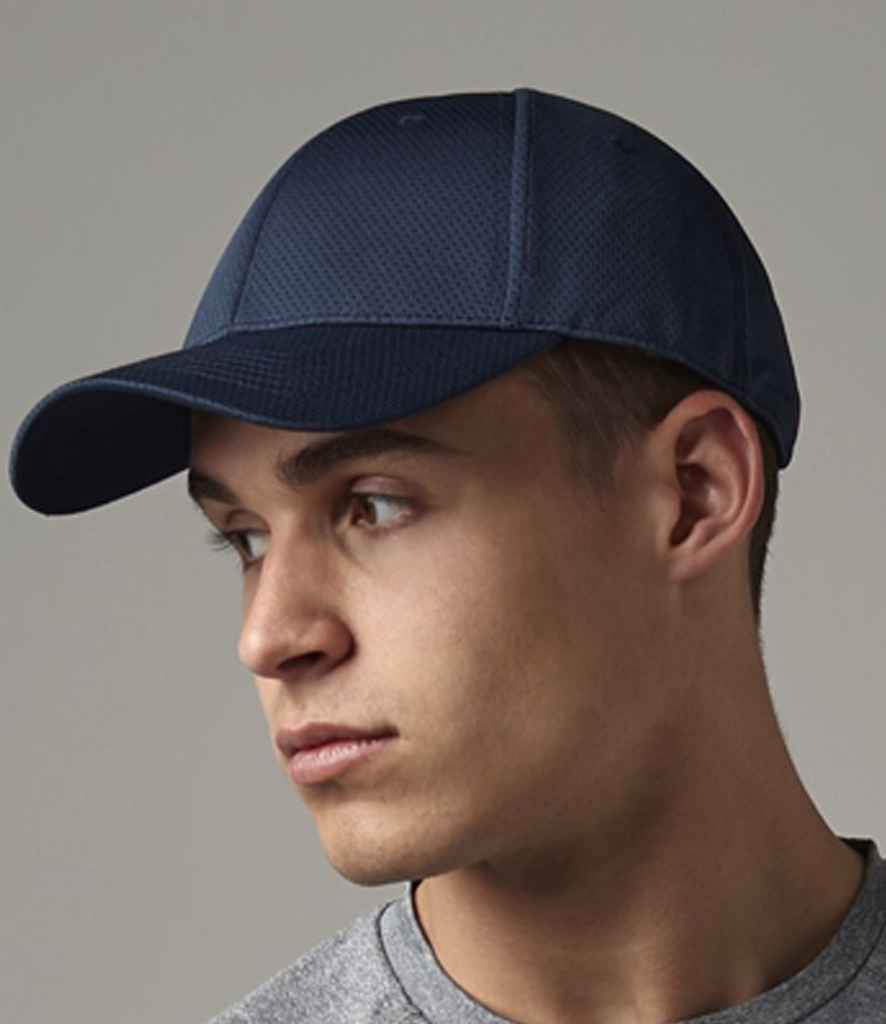 Beechfield Air Mesh 6 Panel Cap - Navy (BB196)
