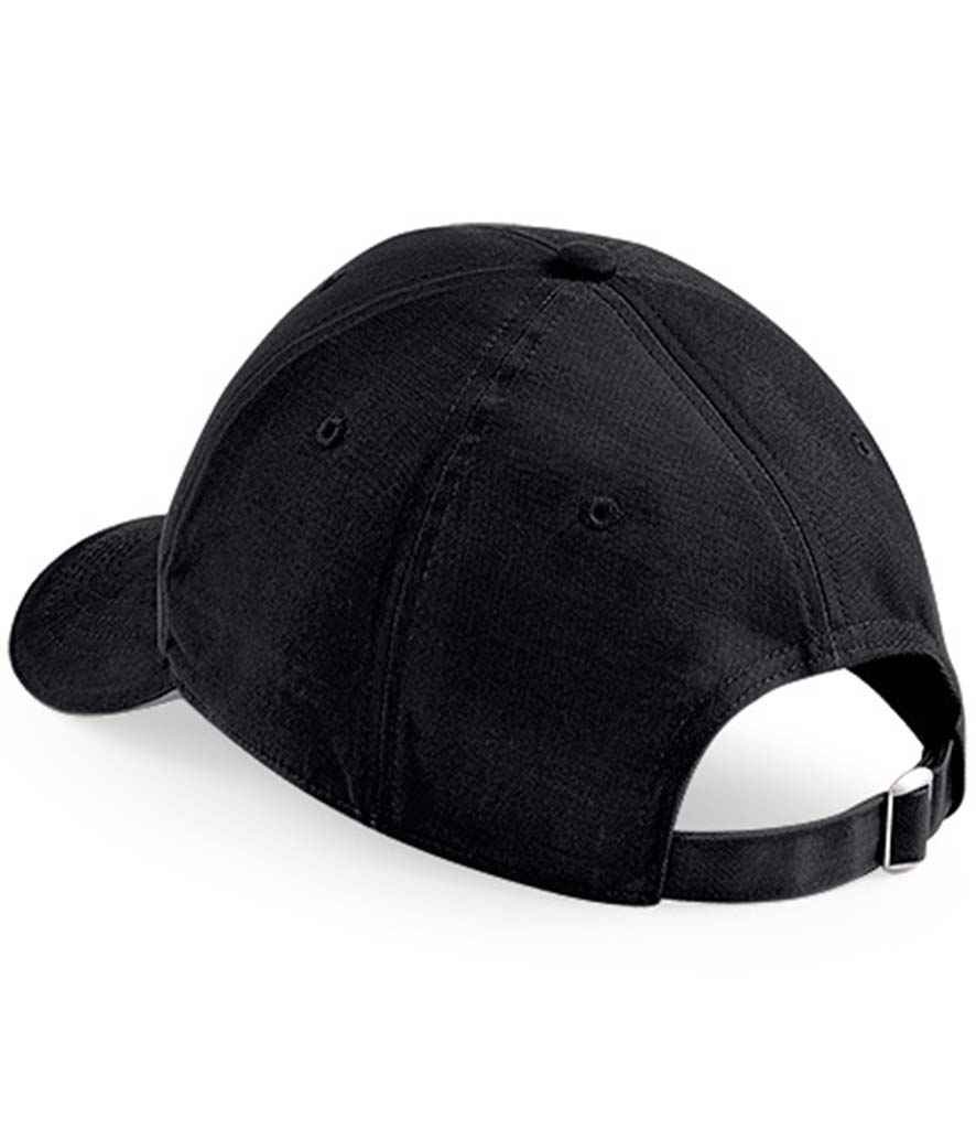 Beechfield Athleisure 6 Panel Cap - Black/Graphite Grey (BB20)