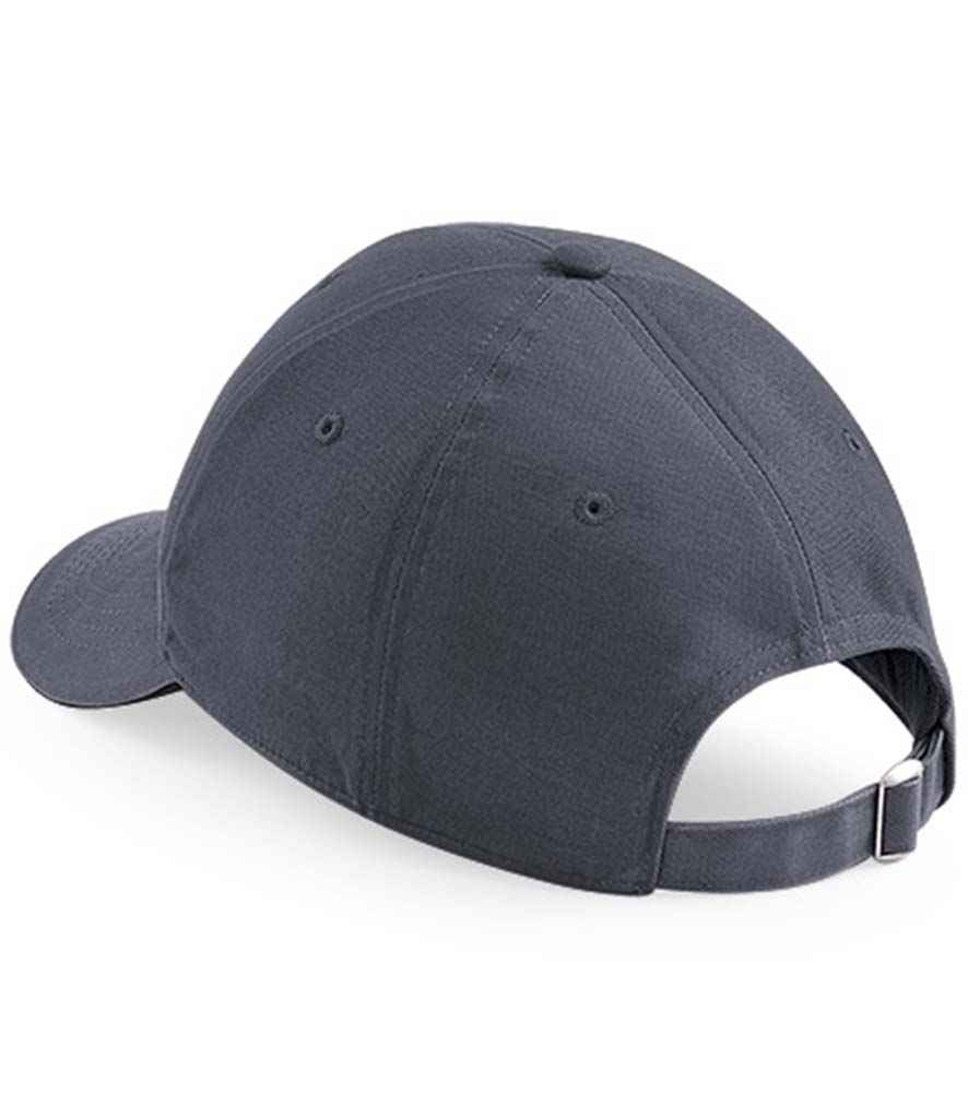 Beechfield Athleisure 6 Panel Cap - Graphite Grey/Black (BB20)