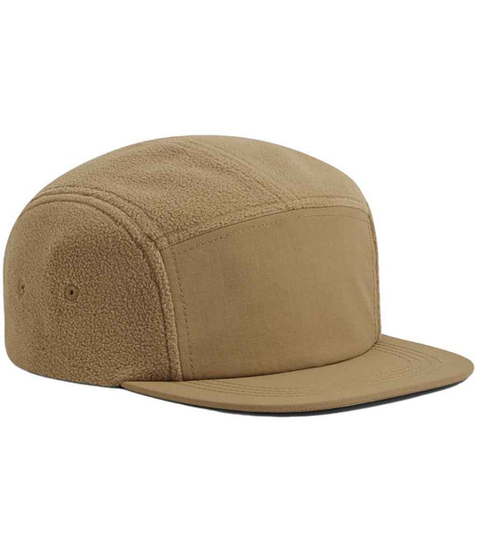 Beechfield Recycled Fleece Outdoor Camper Cap - Biscuit (BB220R)