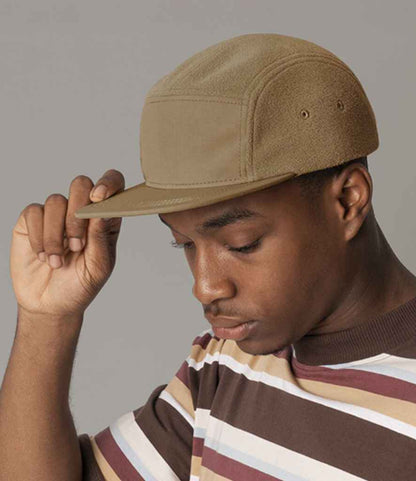 Beechfield Recycled Fleece Outdoor Camper Cap - Biscuit (BB220R)