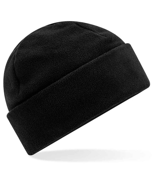 Beechfield Recycled Fleece Cuffed Beanie - Black (BB243R)