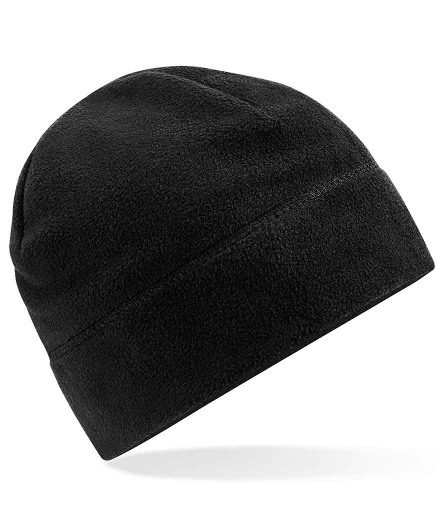 Beechfield Recycled Fleece Pull-On Beanie - Black (BB244R)