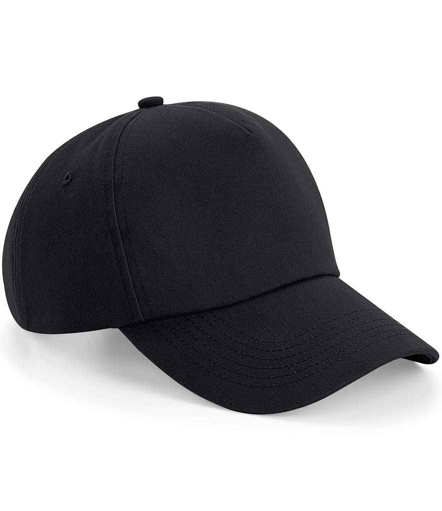 Beechfield Authentic 5 Panel Cap - Black (BB25)