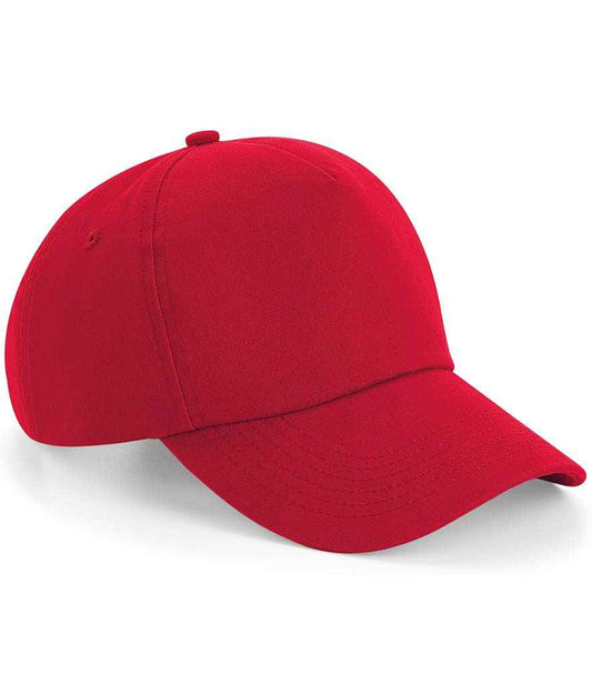 Beechfield Authentic 5 Panel Cap - Classic Red (BB25)