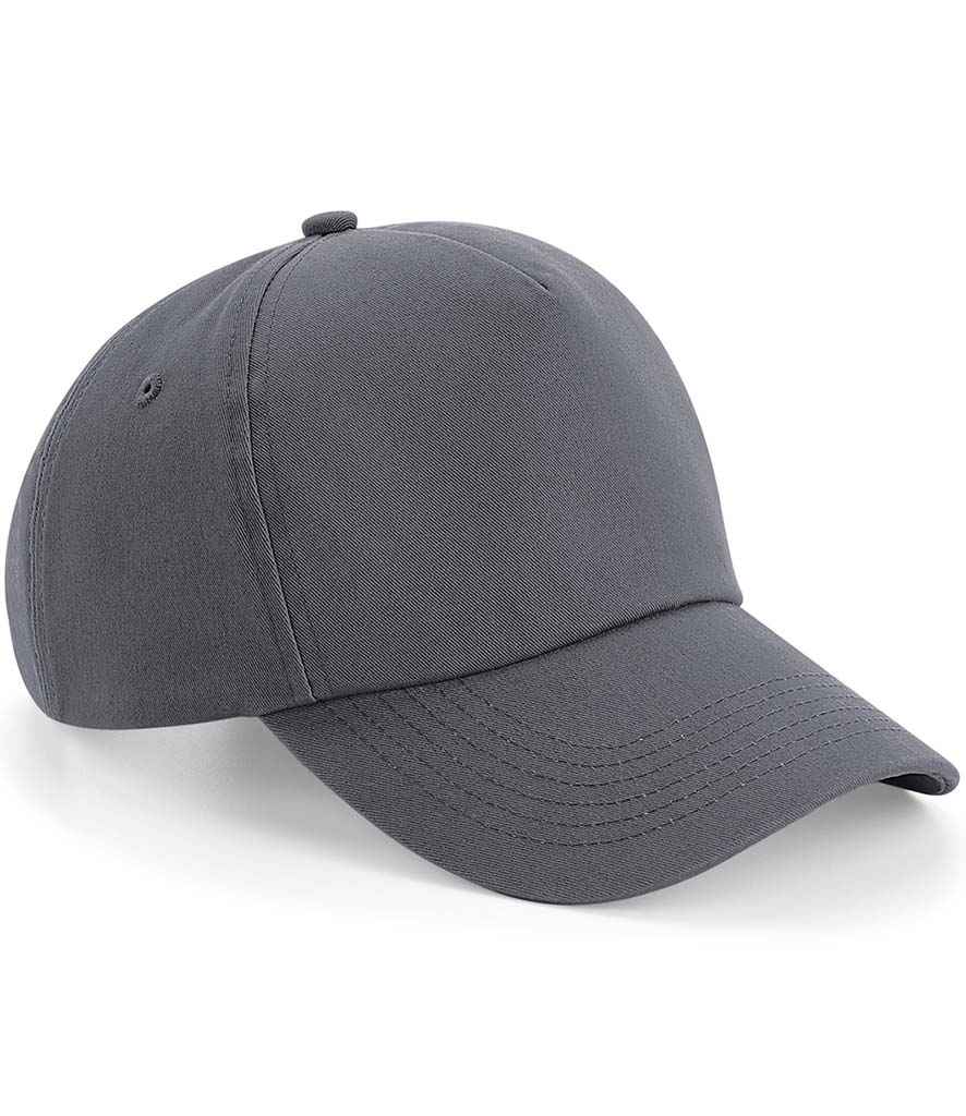 Beechfield Authentic 5 Panel Cap - Graphite Grey (BB25)