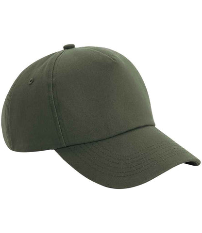 Beechfield Authentic 5 Panel Cap - Olive Green (BB25)