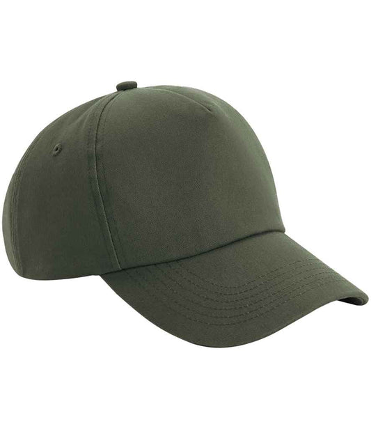 Beechfield Authentic 5 Panel Cap - Olive Green (BB25)