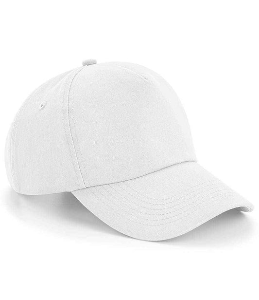 Beechfield Authentic 5 Panel Cap - White (BB25)