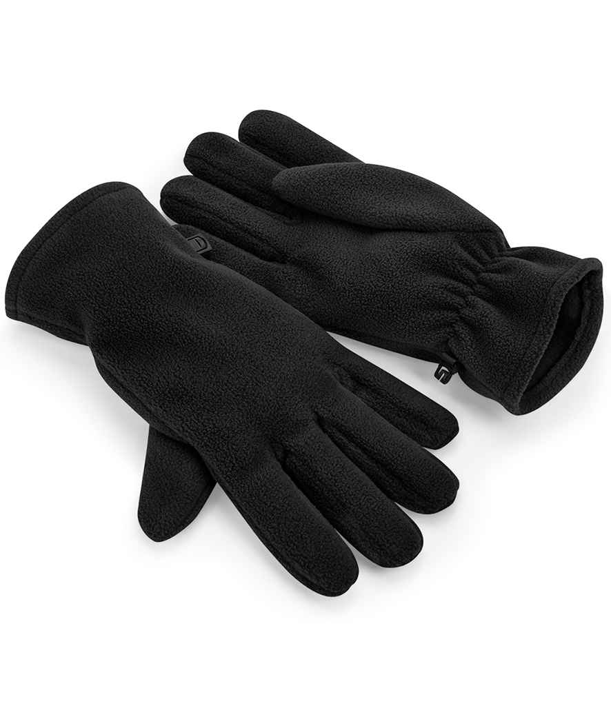 Beechfield Recycled Fleece Gloves - Black (BB298R)