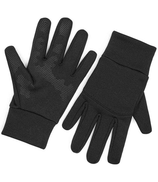 Beechfield Sports Tech Soft Shell Gloves - Black (BB310)