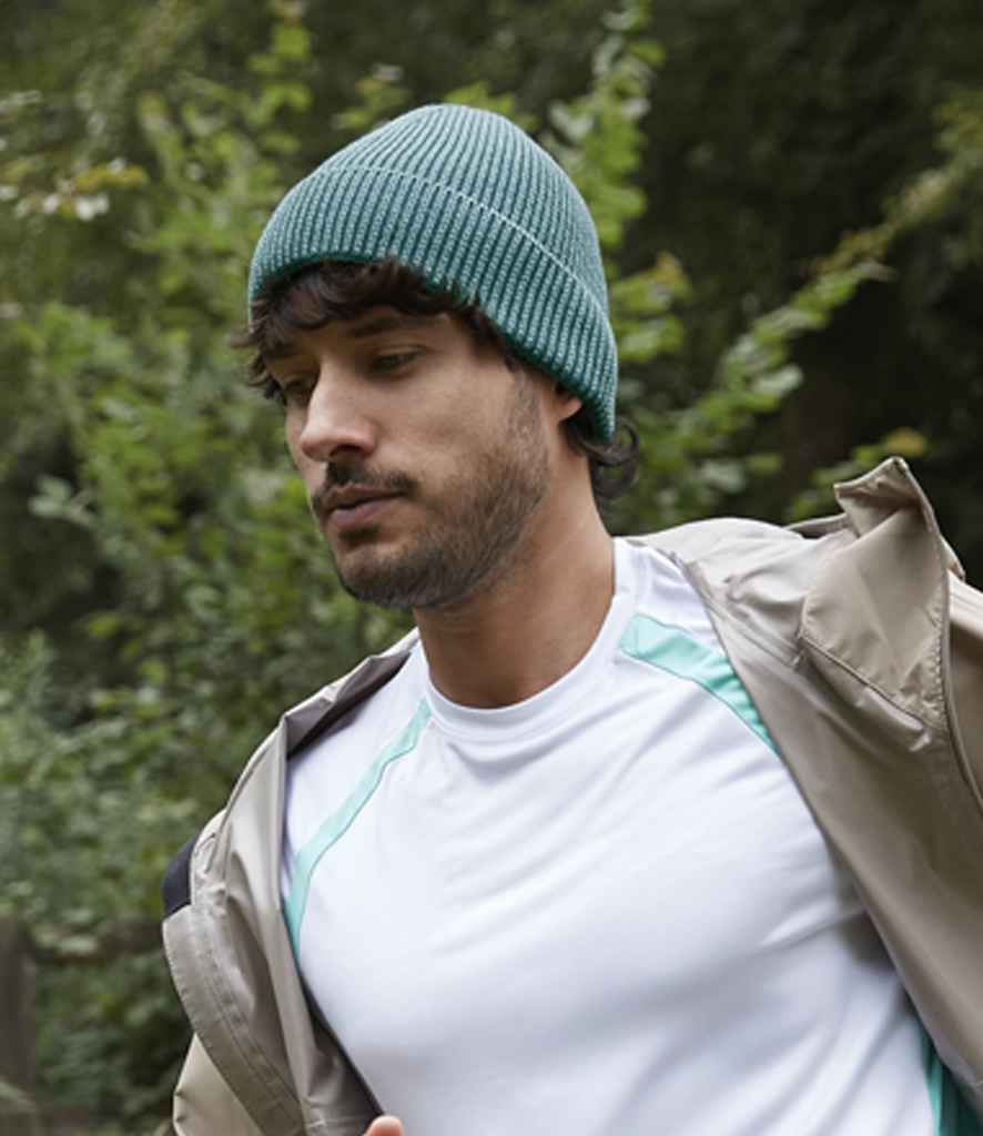 Beechfield Streetlite Reflective Beanie - Marina Green (BB325R)
