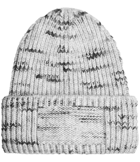 Beechfield Chunky Knitted Patch Beanie - Cloudy Haze (BB330R)