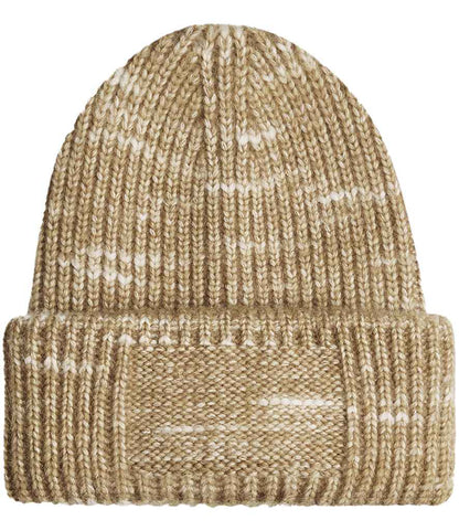 Beechfield Chunky Knitted Patch Beanie - Expresso Haze (BB330R)