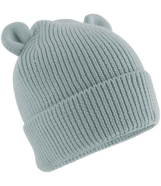 Beechfield Organic Baby Bear Beanie - Dusty Turquoise (BB340A)