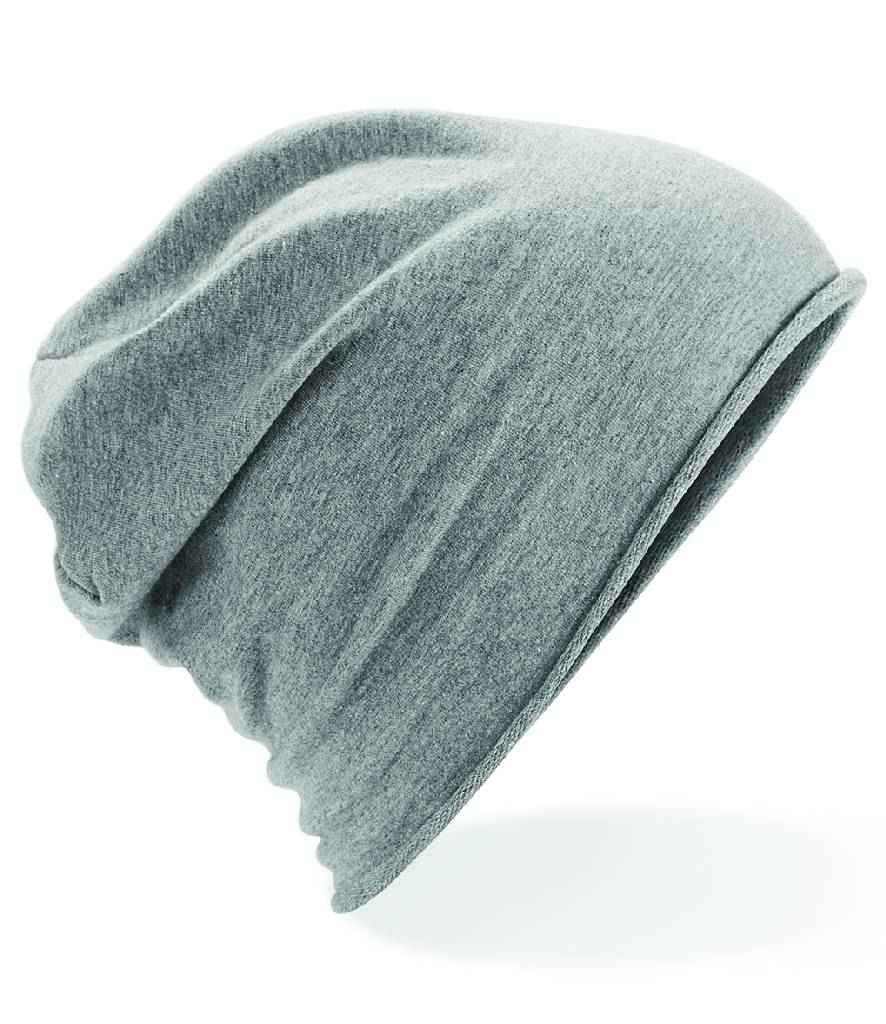 Beechfield Jersey Beanie - Heather Grey (BB361)