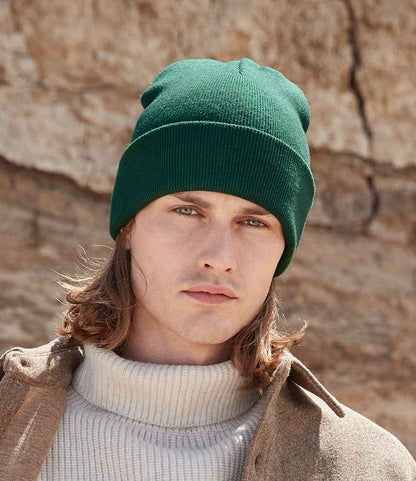 Beechfield Polylana® Original Cuffed Beanie - Bottle Green (BB375R)