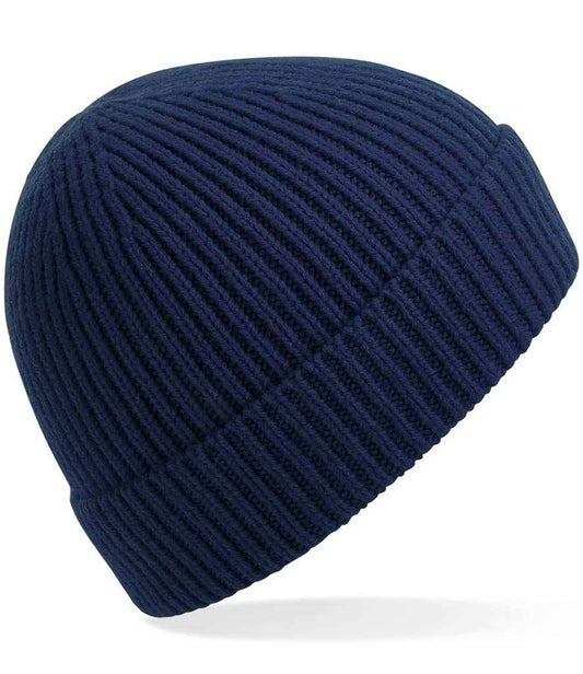 Beechfield Engineered Knit Ribbed Beanie - Oxford Navy (BB380)
