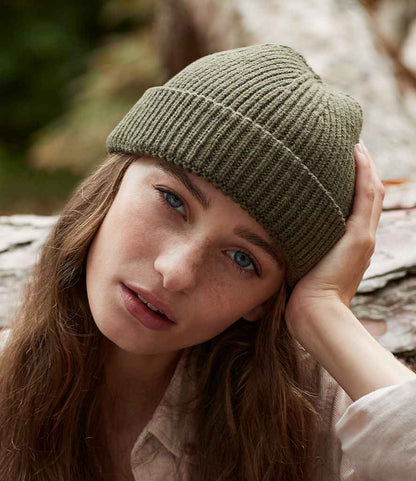 Beechfield Recycled Harbour Beanie - Olive Green (BB383R)