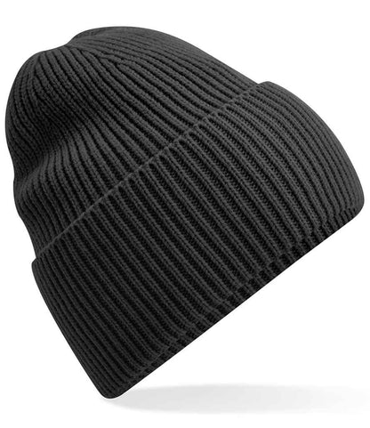 Beechfield Recycled Oversized Cuffed Beanie - Charcoal (BB384R)