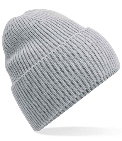 Beechfield Recycled Oversized Cuffed Beanie - Light Grey (BB384R)