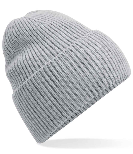Beechfield Recycled Oversized Cuffed Beanie - Light Grey (BB384R)