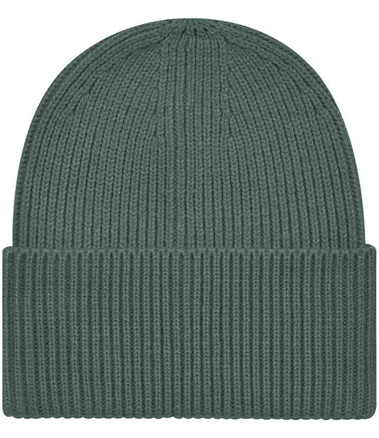Beechfield Recycled Oversized Cuffed Beanie - Marina Green (BB384R)