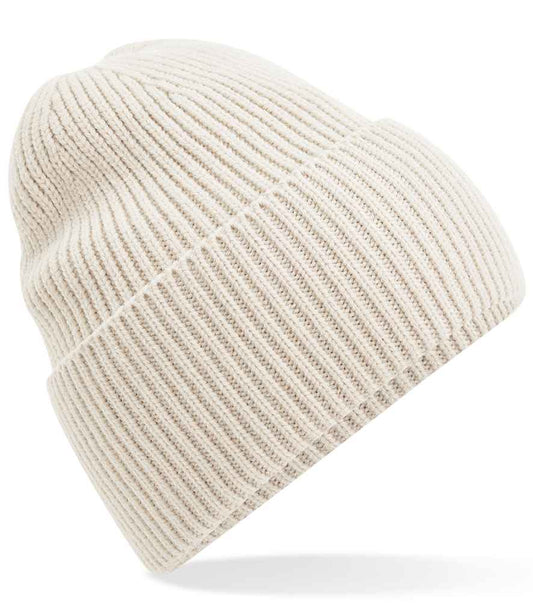 Beechfield Recycled Oversized Cuffed Beanie - Oatmeal (BB384R)