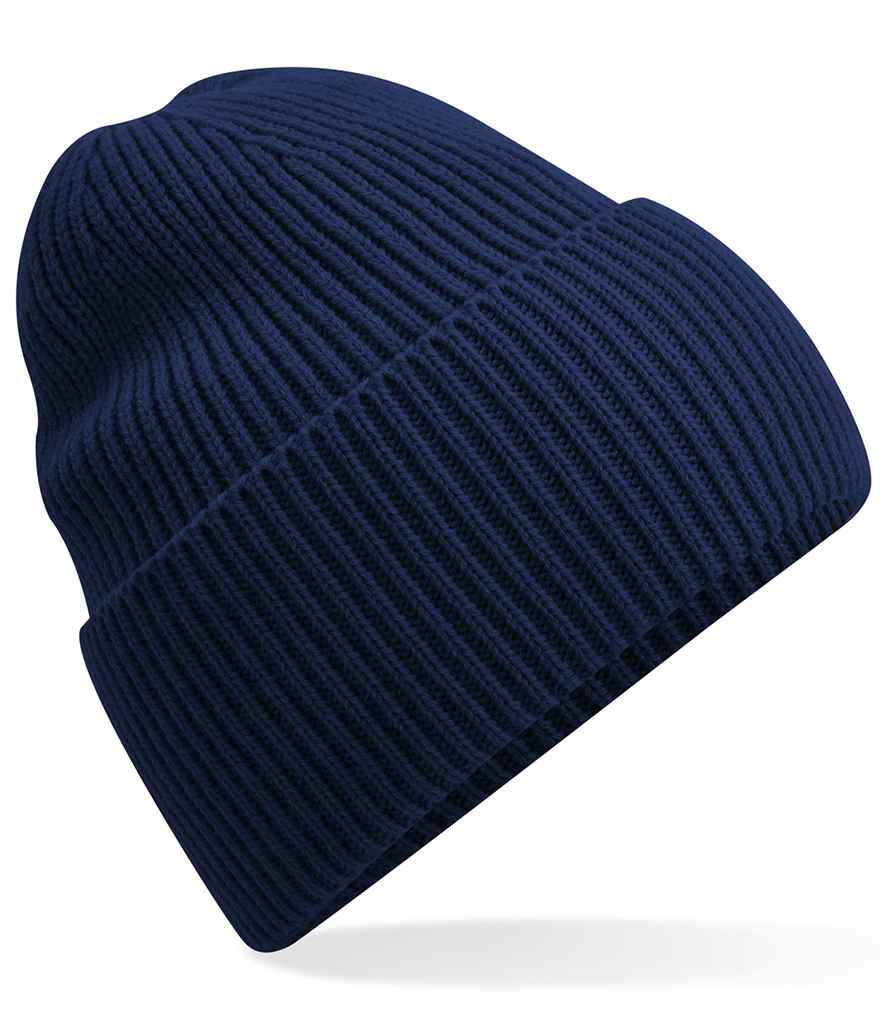 Beechfield Recycled Oversized Cuffed Beanie - Oxford Navy (BB384R)