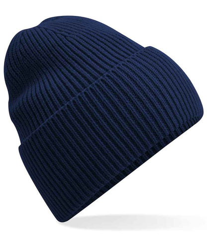 Beechfield Recycled Oversized Cuffed Beanie - Oxford Navy (BB384R)
