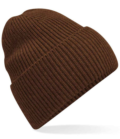 Beechfield Recycled Oversized Cuffed Beanie - Walnut (BB384R)