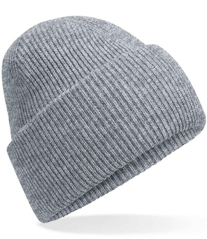 Beechfield Classic Engineered Deep Cuffed Beanie - Ash (BB385R)