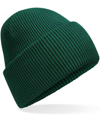 Beechfield Classic Engineered Deep Cuffed Beanie - Bottle Green (BB385R)