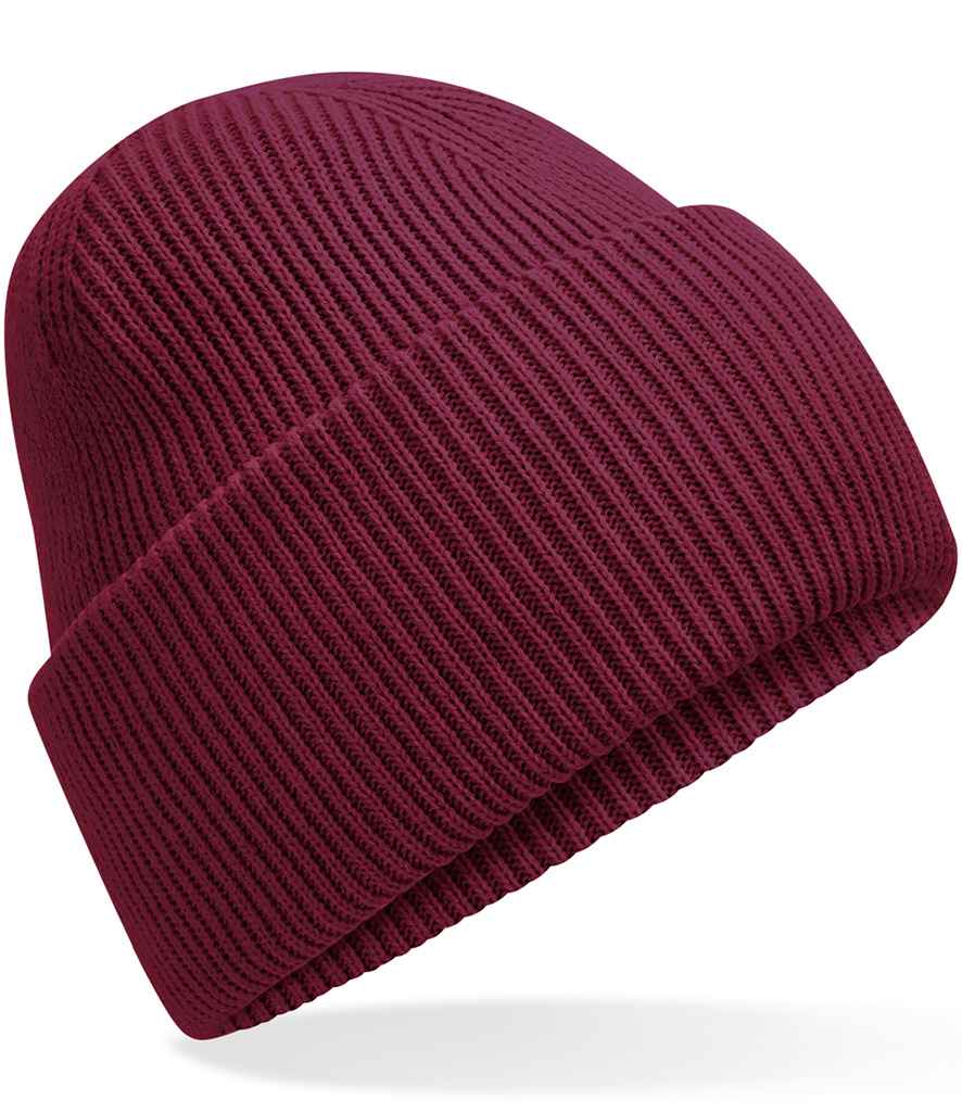 Beechfield Classic Engineered Deep Cuffed Beanie - Burgundy (BB385R)