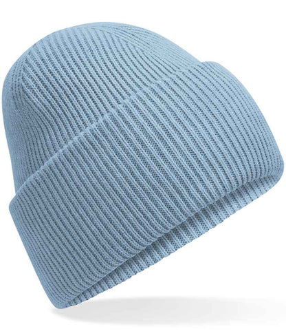 Beechfield Classic Engineered Deep Cuffed Beanie - Dusty Blue (BB385R)