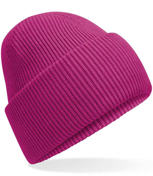 Beechfield Classic Engineered Deep Cuffed Beanie - Festival Fuchsia (BB385R)